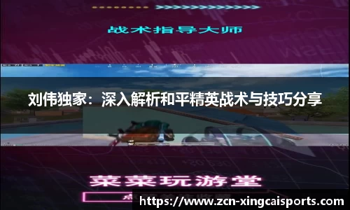 刘伟独家：深入解析和平精英战术与技巧分享